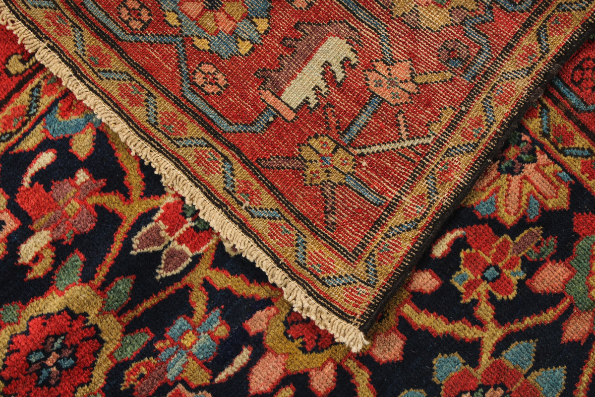 5x11 Navy and Red Persian Tribal Runner