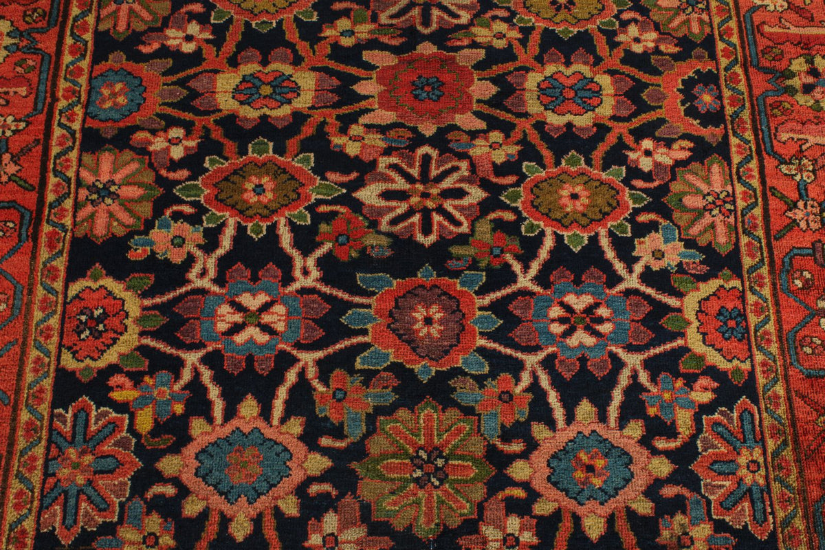 5x11 Navy and Red Persian Tribal Runner