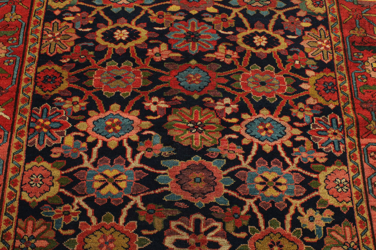 5x11 Navy and Red Persian Tribal Runner