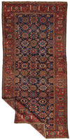 5x11 Navy and Red Persian Tribal Runner