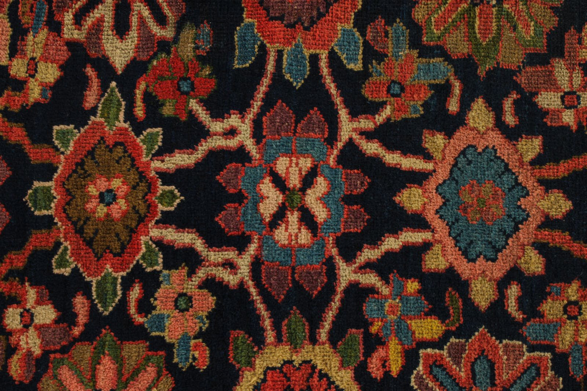 5x11 Navy and Red Persian Tribal Runner