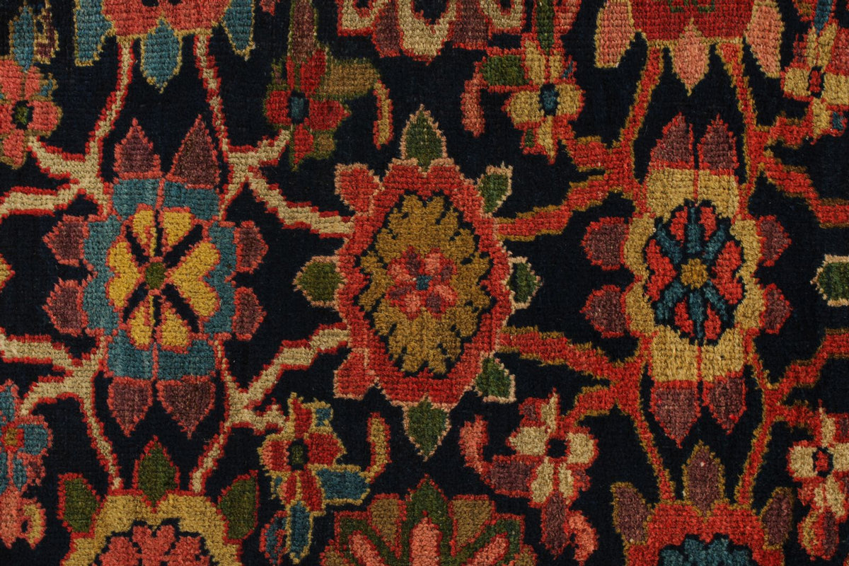 5x11 Navy and Red Persian Tribal Runner