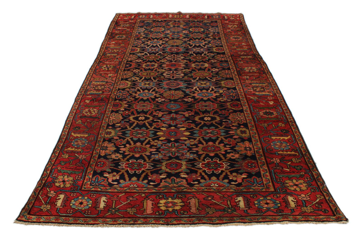 5x11 Navy and Red Persian Tribal Runner