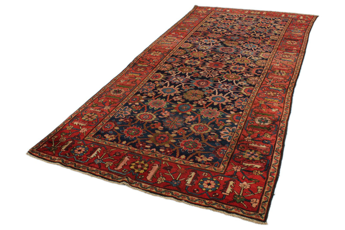 5x11 Navy and Red Persian Tribal Runner