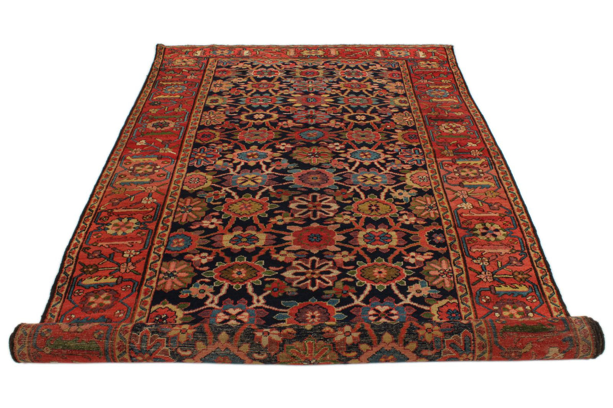 5x11 Navy and Red Persian Tribal Runner