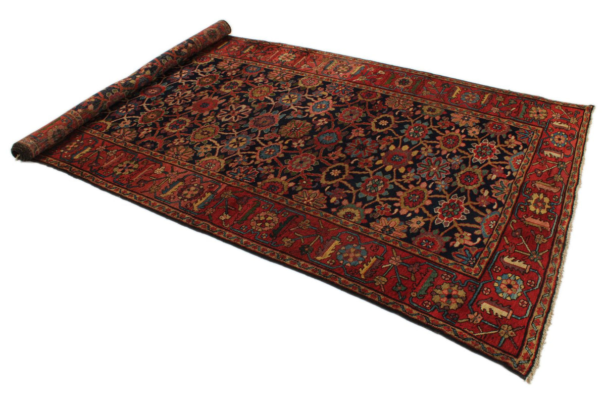 5x11 Navy and Red Persian Tribal Runner