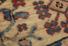 8x11 Beige and Red Kazak Tribal Rug