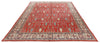 8x11 Beige and Red Kazak Tribal Rug