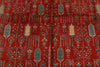 8x11 Beige and Red Kazak Tribal Rug