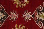 3x11 Red and Ivory Turkish Traditional Runner