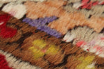 3x11 Red and Ivory Turkish Traditional Runner