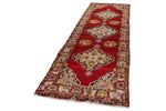 3x11 Red and Ivory Turkish Traditional Runner