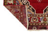 3x11 Red and Ivory Turkish Traditional Runner