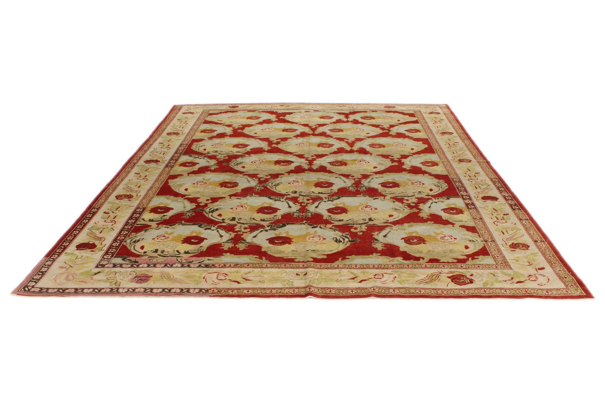 8x10 Rust and Ivory Anatolian Tribal Rug