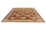 8x10 Rust and Ivory Anatolian Tribal Rug