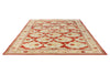 8x10 Rust and Ivory Anatolian Tribal Rug