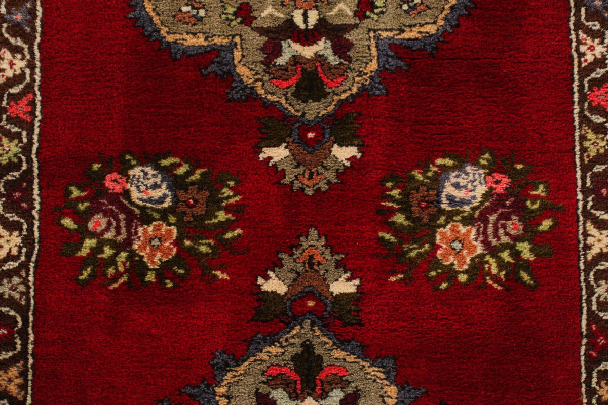3x12 Red and Beige Turkish Traditional Runner