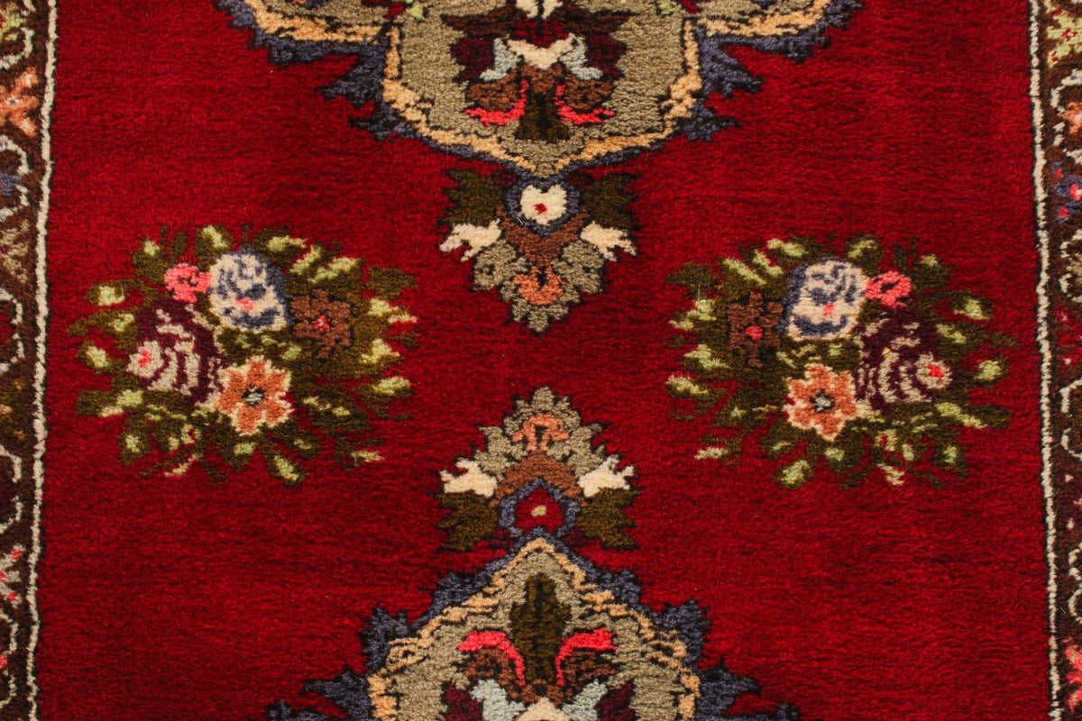 3x12 Red and Beige Turkish Traditional Runner