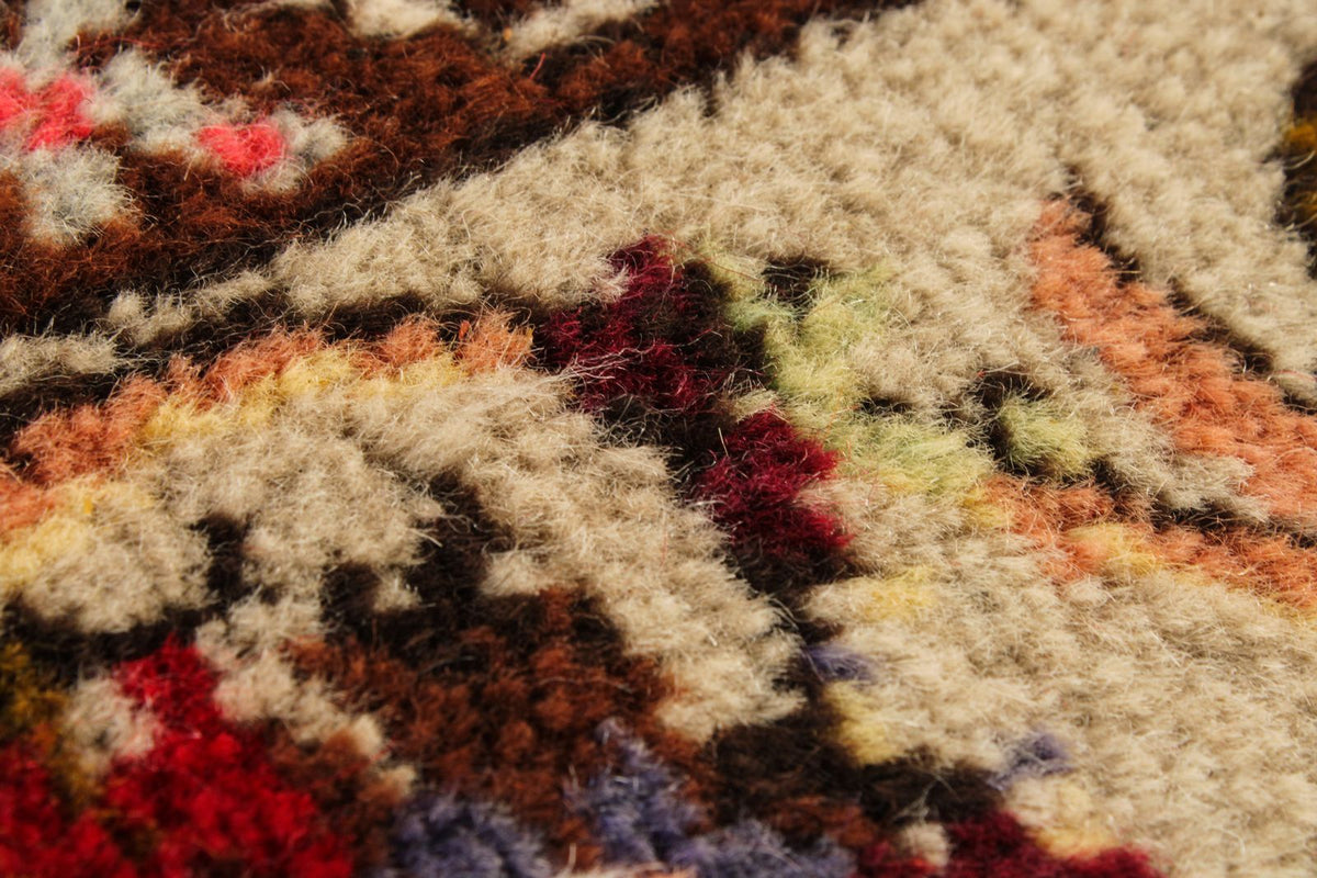 3x12 Red and Beige Turkish Traditional Runner