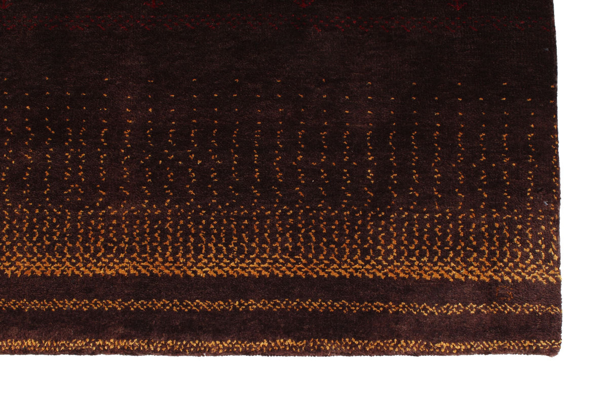 4x6 Brown Modern Contemporary Rug