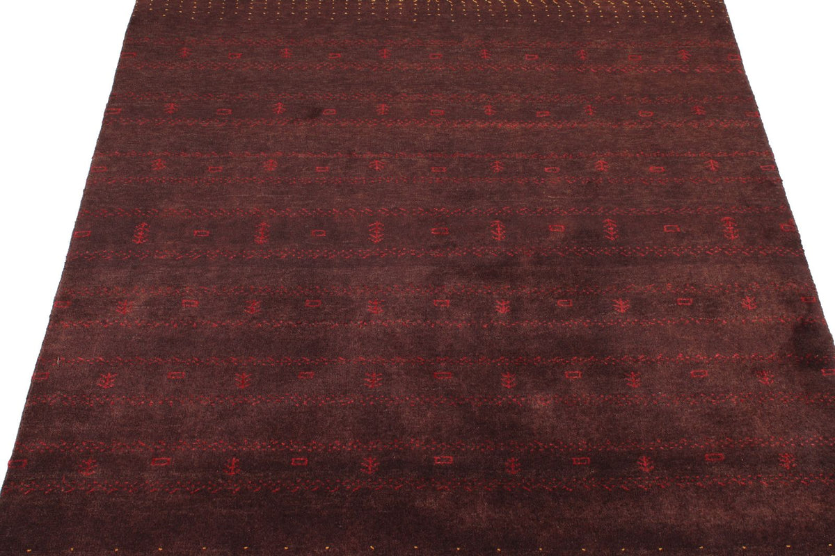 4x6 Brown Modern Contemporary Rug