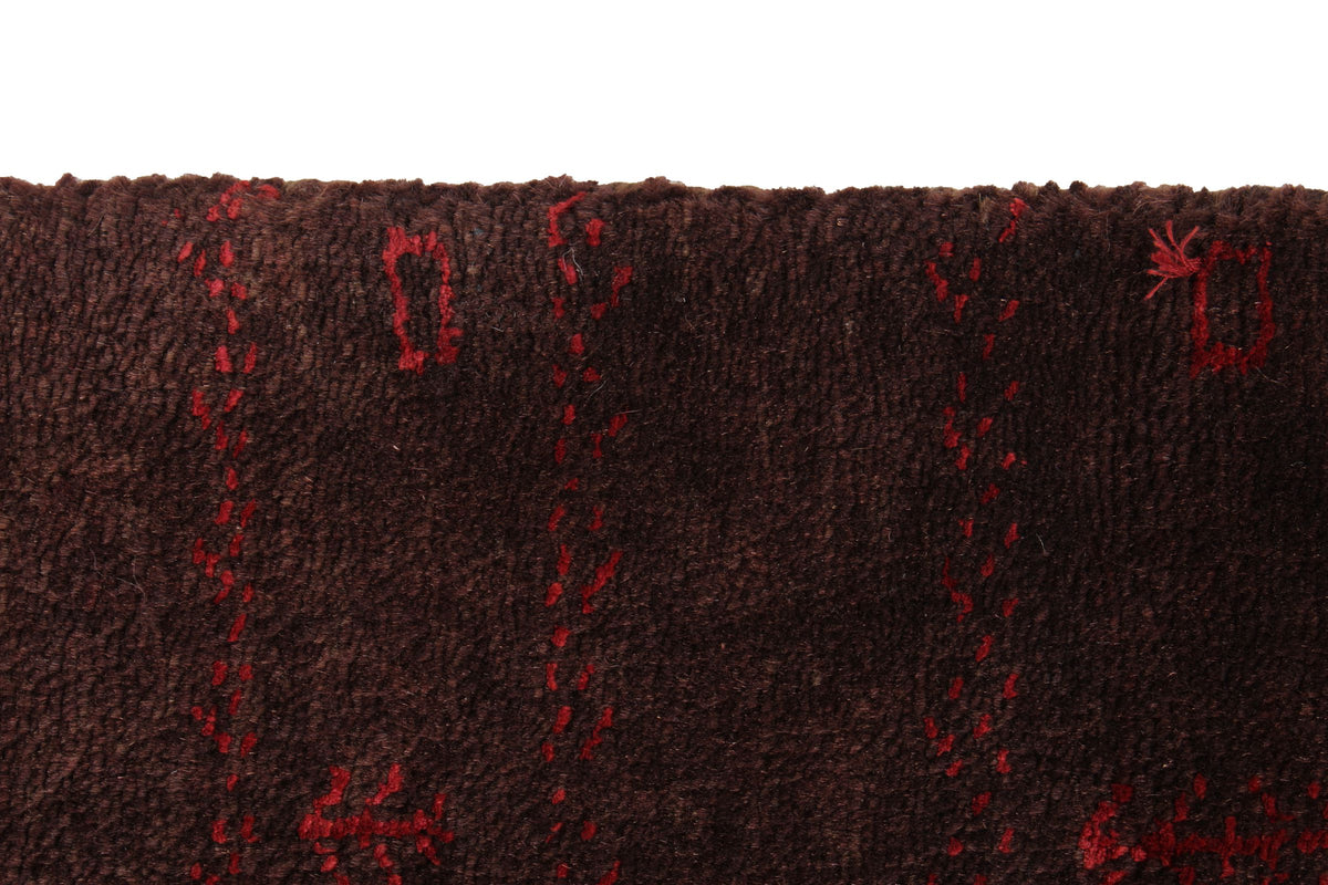 4x6 Brown Modern Contemporary Rug