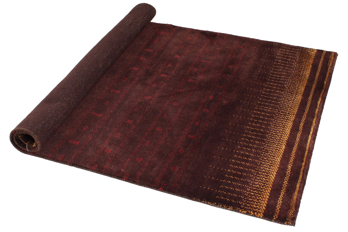 4x6 Brown Modern Contemporary Rug