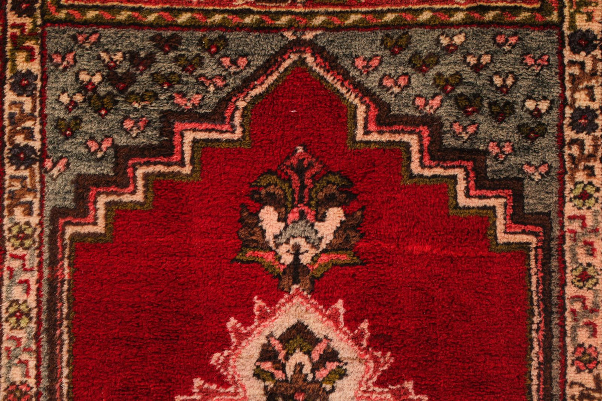 4x6 Red and Brown Turkish Tribal Rug