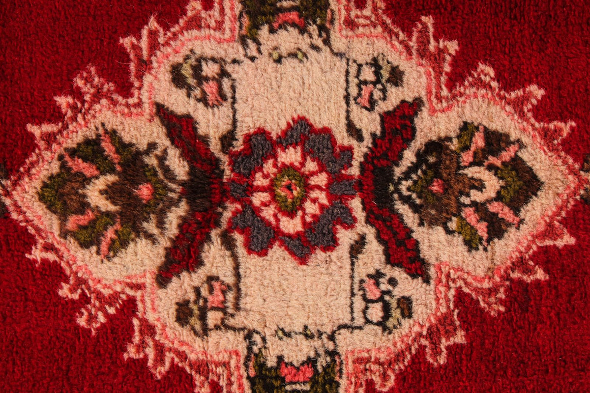 4x6 Red and Brown Turkish Tribal Rug
