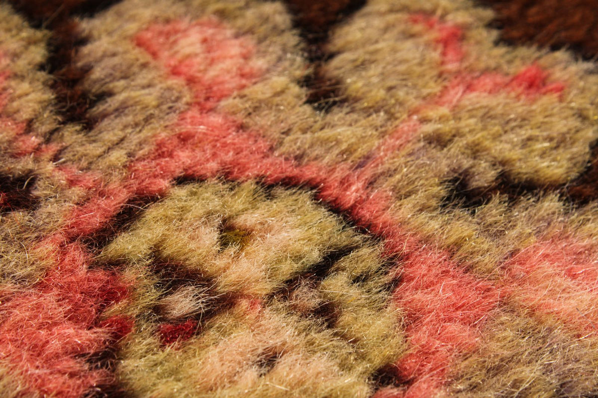 4x6 Red and Brown Turkish Tribal Rug