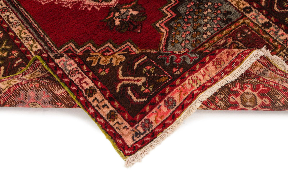 4x6 Red and Brown Turkish Tribal Rug