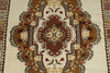 3x5 Brown and Beige Turkish Milas Rug