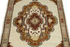 3x5 Brown and Beige Turkish Milas Rug