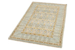 3x5 Multicolor and Blue Turkish Oushak Rug