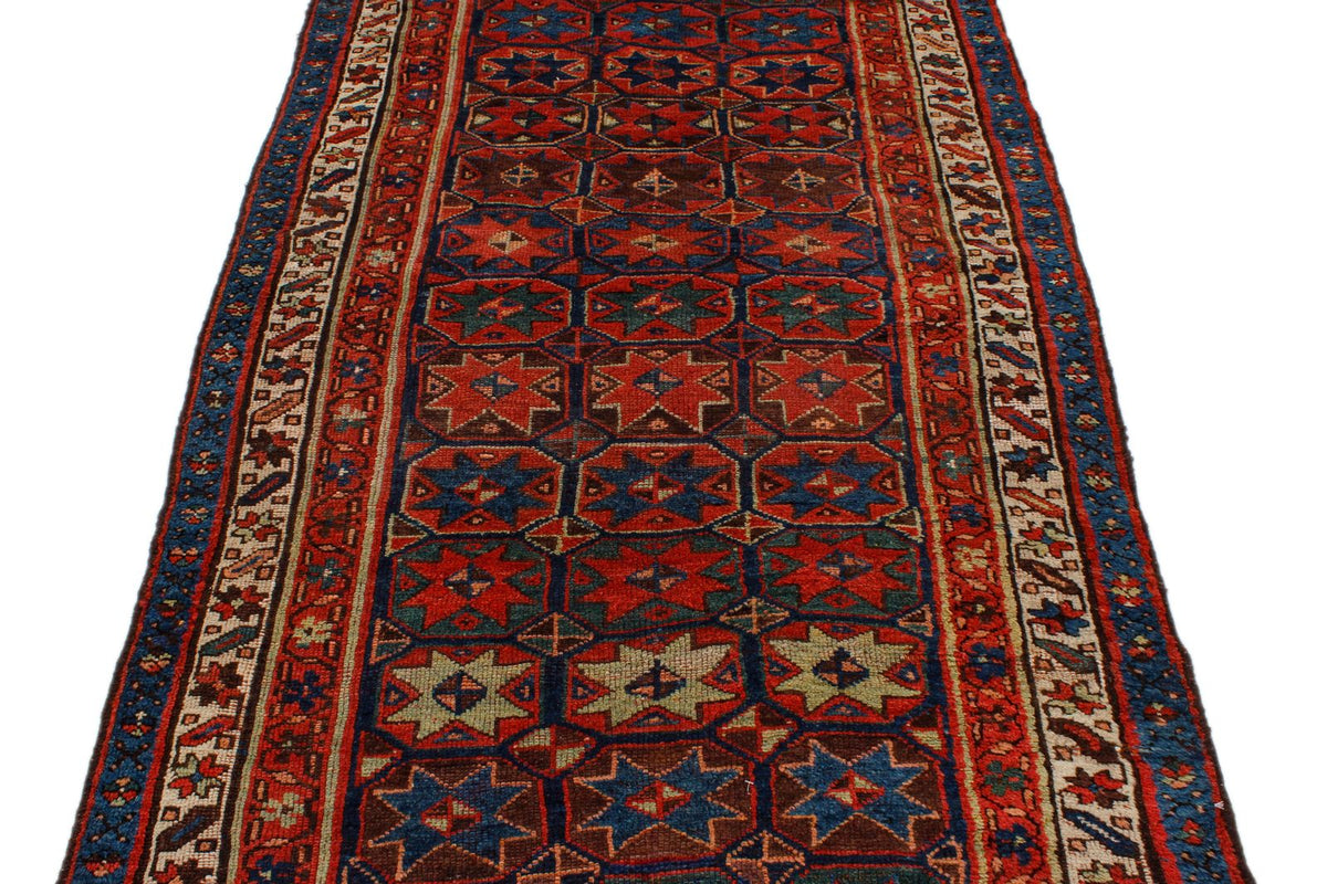 4x9 Multicolor Persian Tribal Rug