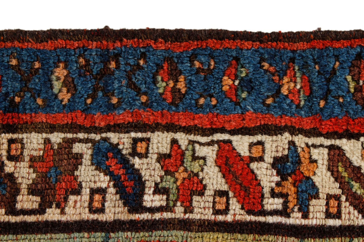 4x9 Multicolor Persian Tribal Rug