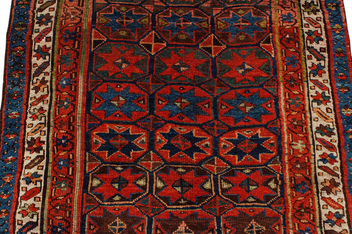 4x9 Multicolor Persian Tribal Rug