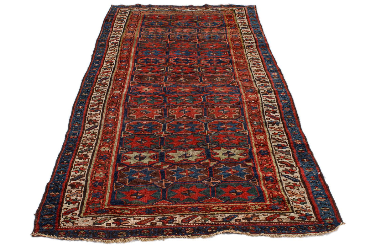 4x9 Multicolor Persian Tribal Rug