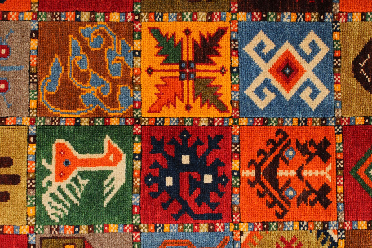 6x9 Multicolor Turkish Tribal Rug