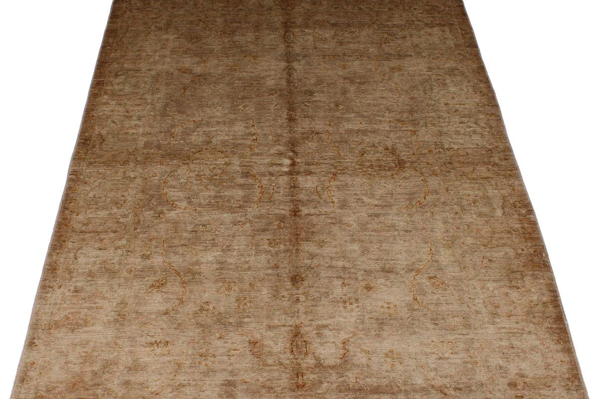4x6 Brown and Gold Modern Contemporary Rug