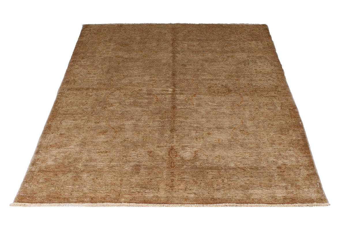 4x6 Brown and Gold Modern Contemporary Rug