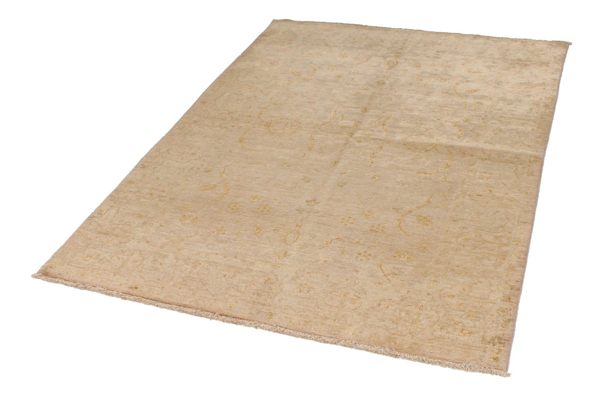 4x6 Brown and Gold Modern Contemporary Rug