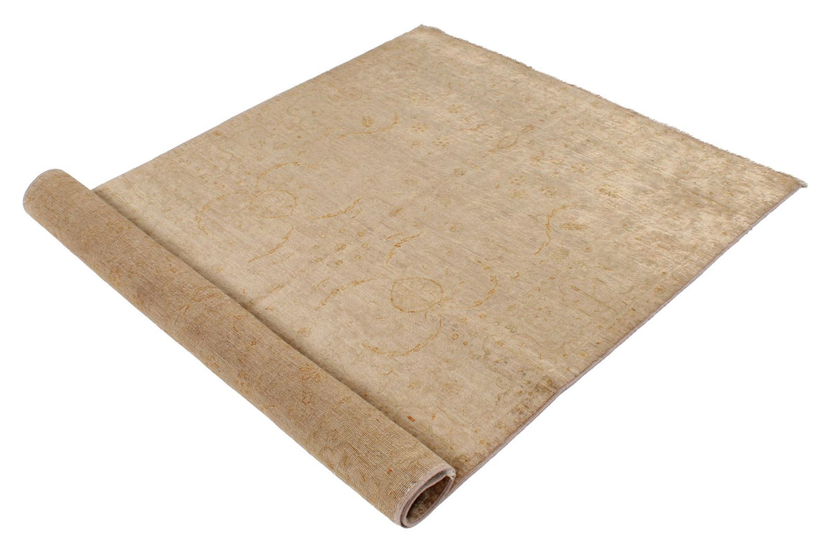 4x6 Brown and Gold Modern Contemporary Rug
