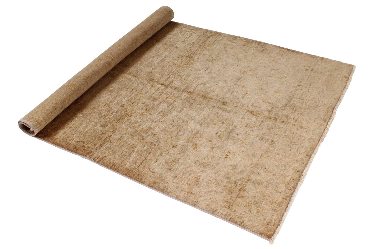 4x6 Brown and Gold Modern Contemporary Rug