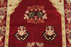 3x6 Red and Beige Turkish Tribal Runner