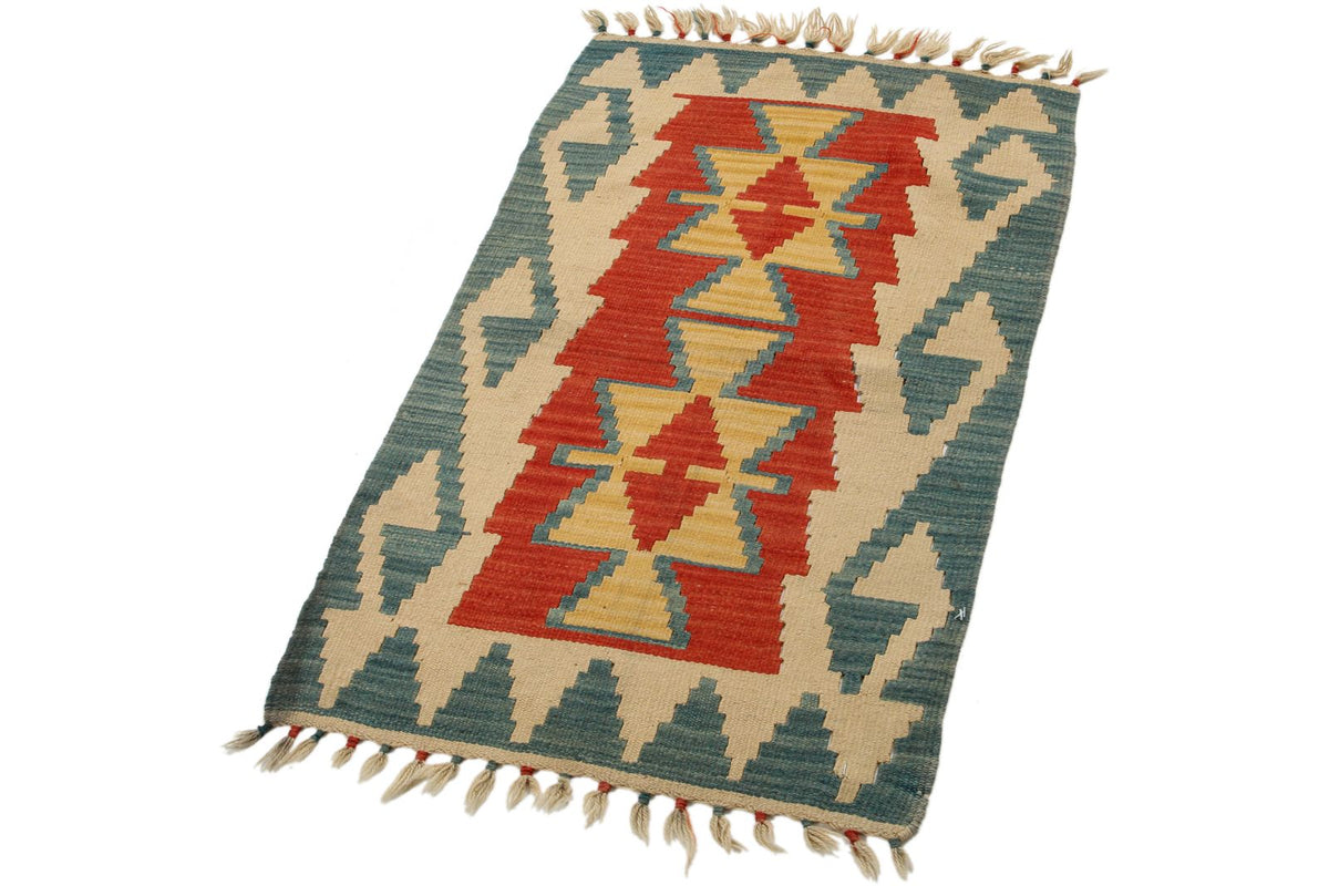 2x3 Multicolor Turkish Tribal Rug