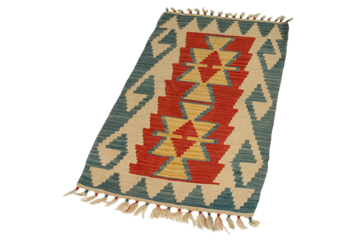 2x3 Multicolor Turkish Tribal Rug