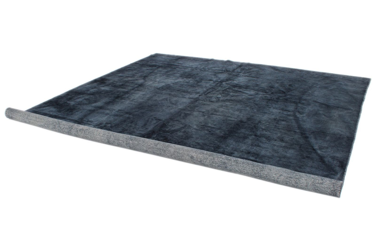 10x13 Navy and Navy Turkish Overdyed Rug