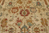 10x14 Ivory and Blue Turkish Oushak Rug