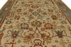 10x14 Ivory and Blue Turkish Oushak Rug